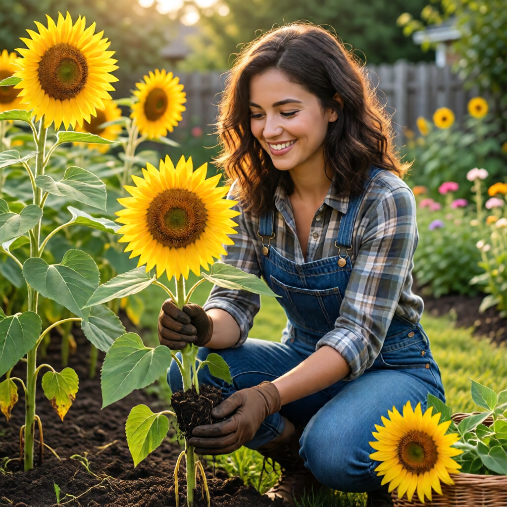 how to grow sunflowers from seed - garden tips and ideas
