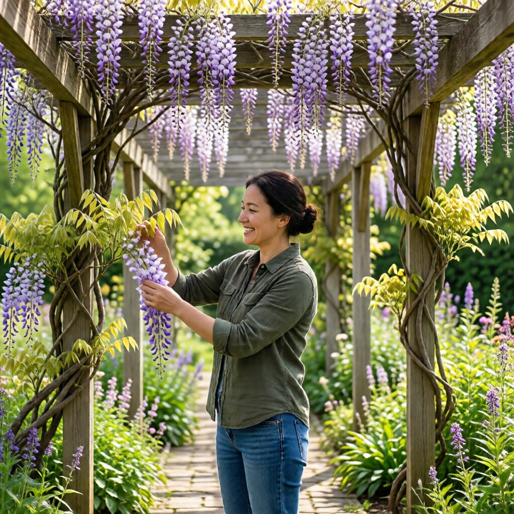how to grow wisteria on pergola - garden ideas and inspiration