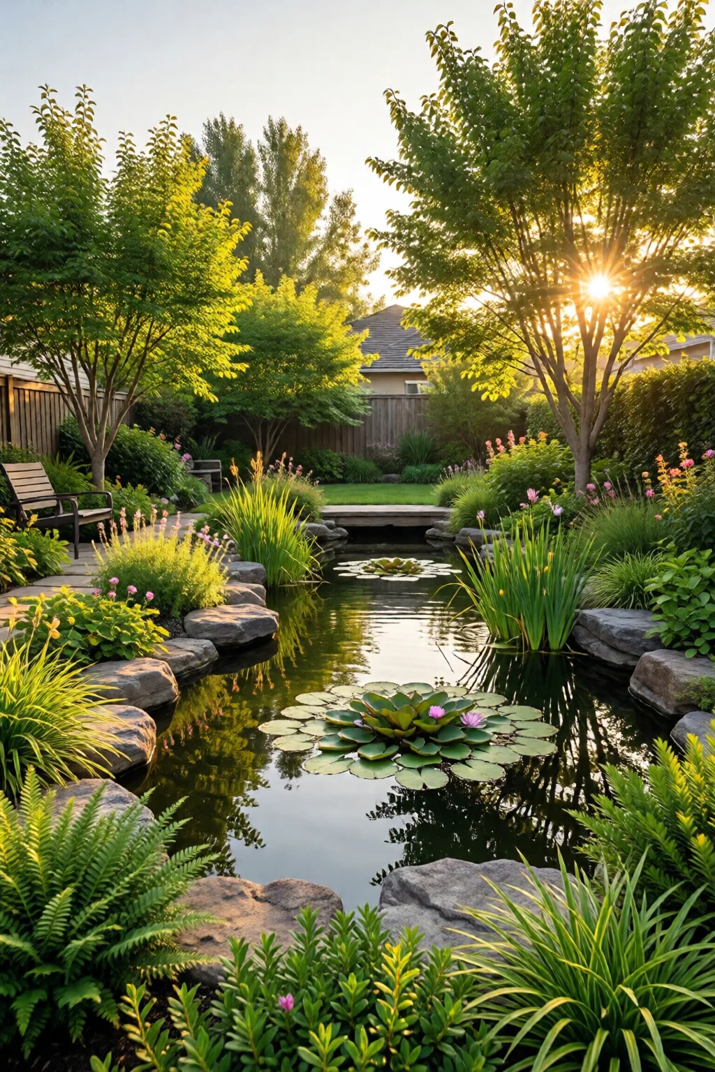 backyard pond ideas for small yards