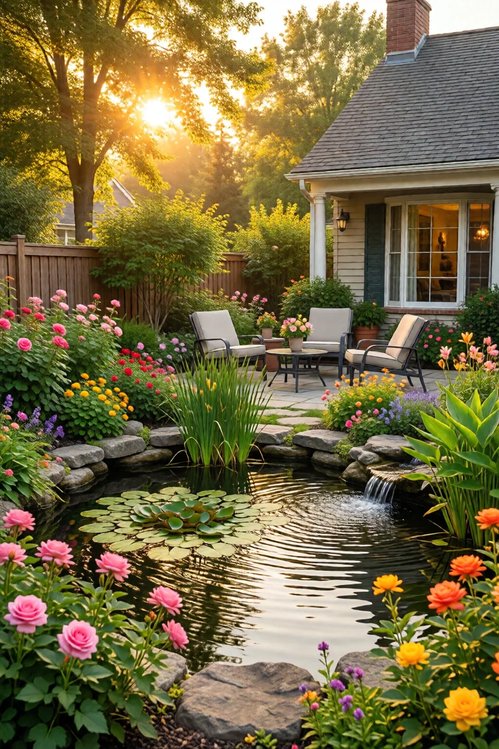 backyard pond ideas for small yards