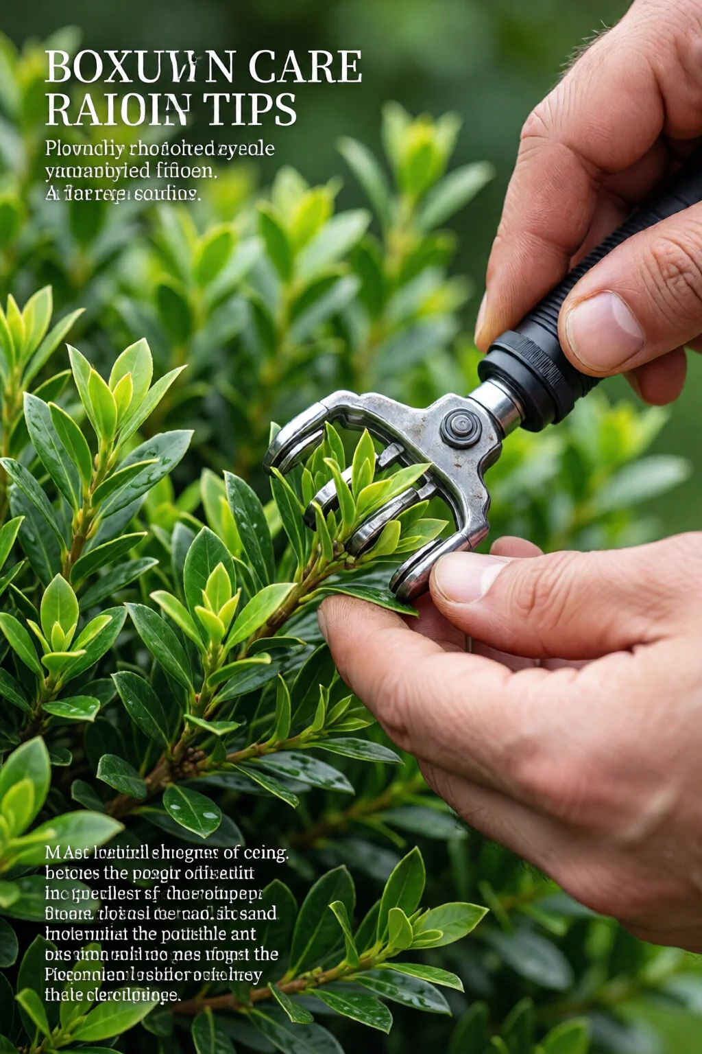 boxwood care and shaping tips