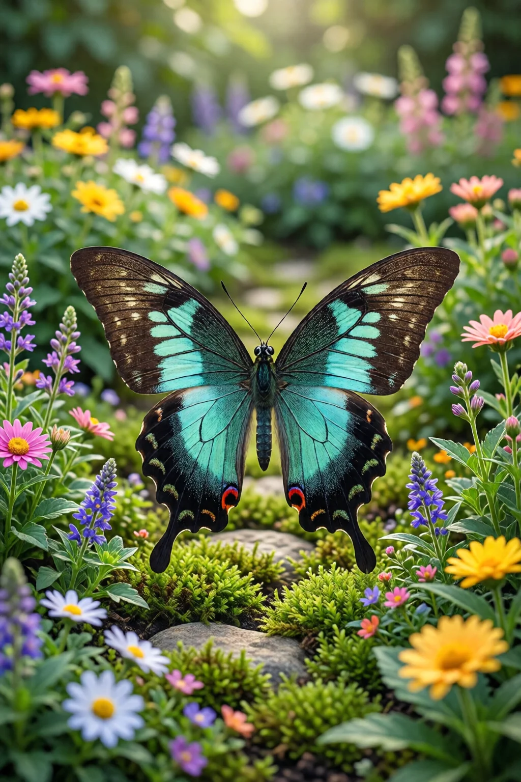 butterfly garden design layout