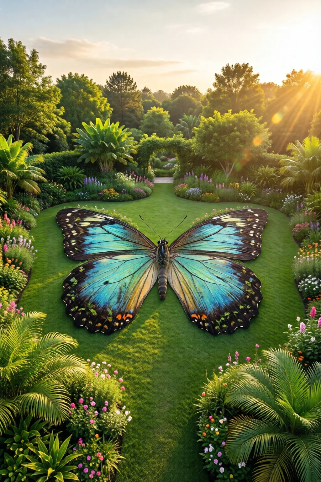 butterfly garden design layout