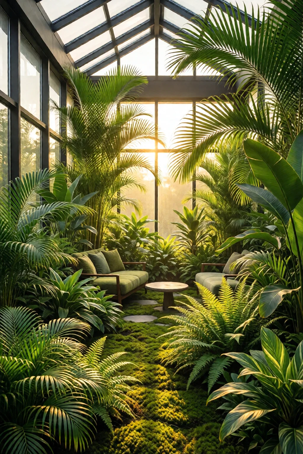 how to create indoor jungle aesthetic