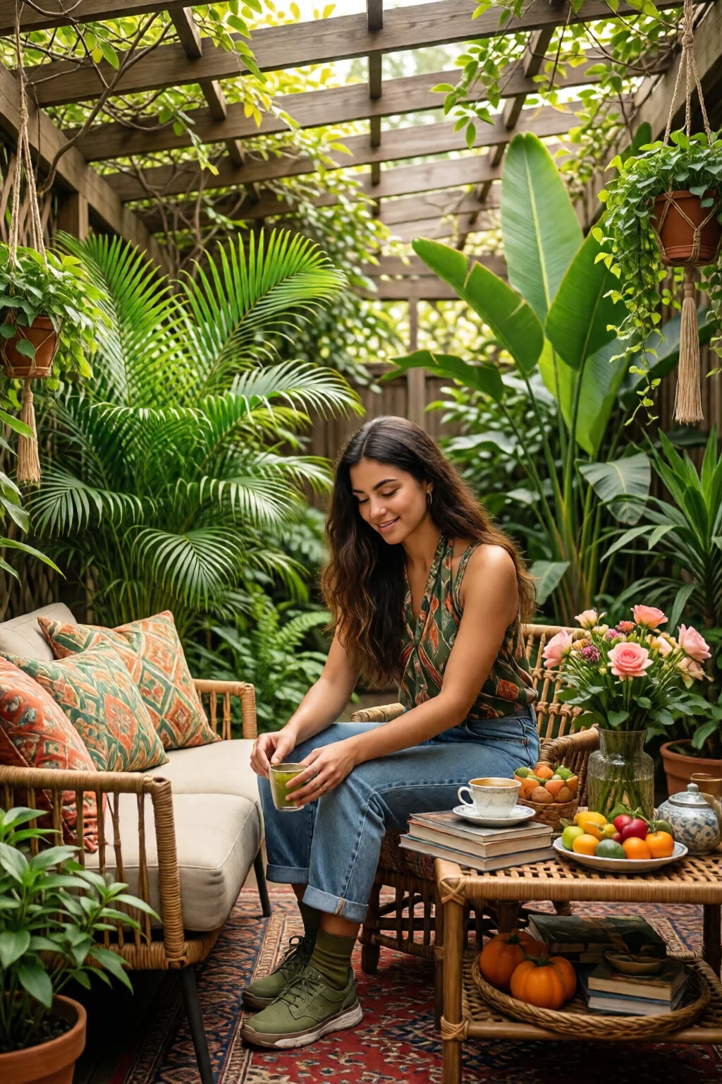 how to create indoor jungle aesthetic