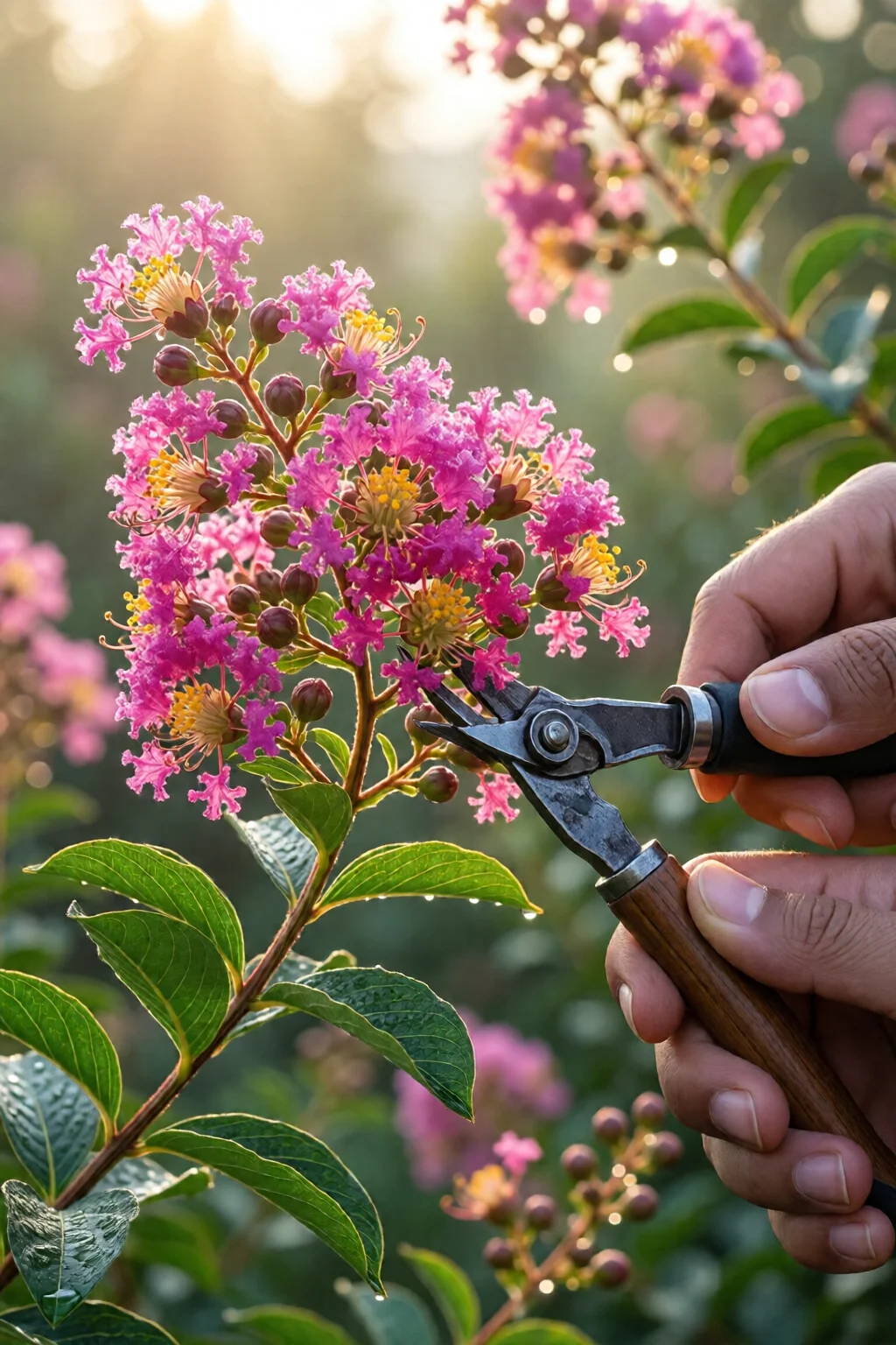 crepe myrtle care and pruning