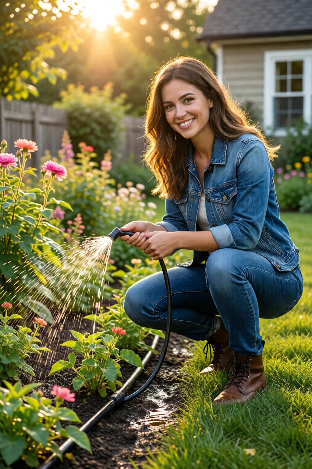 drip irrigation system for garden DIY