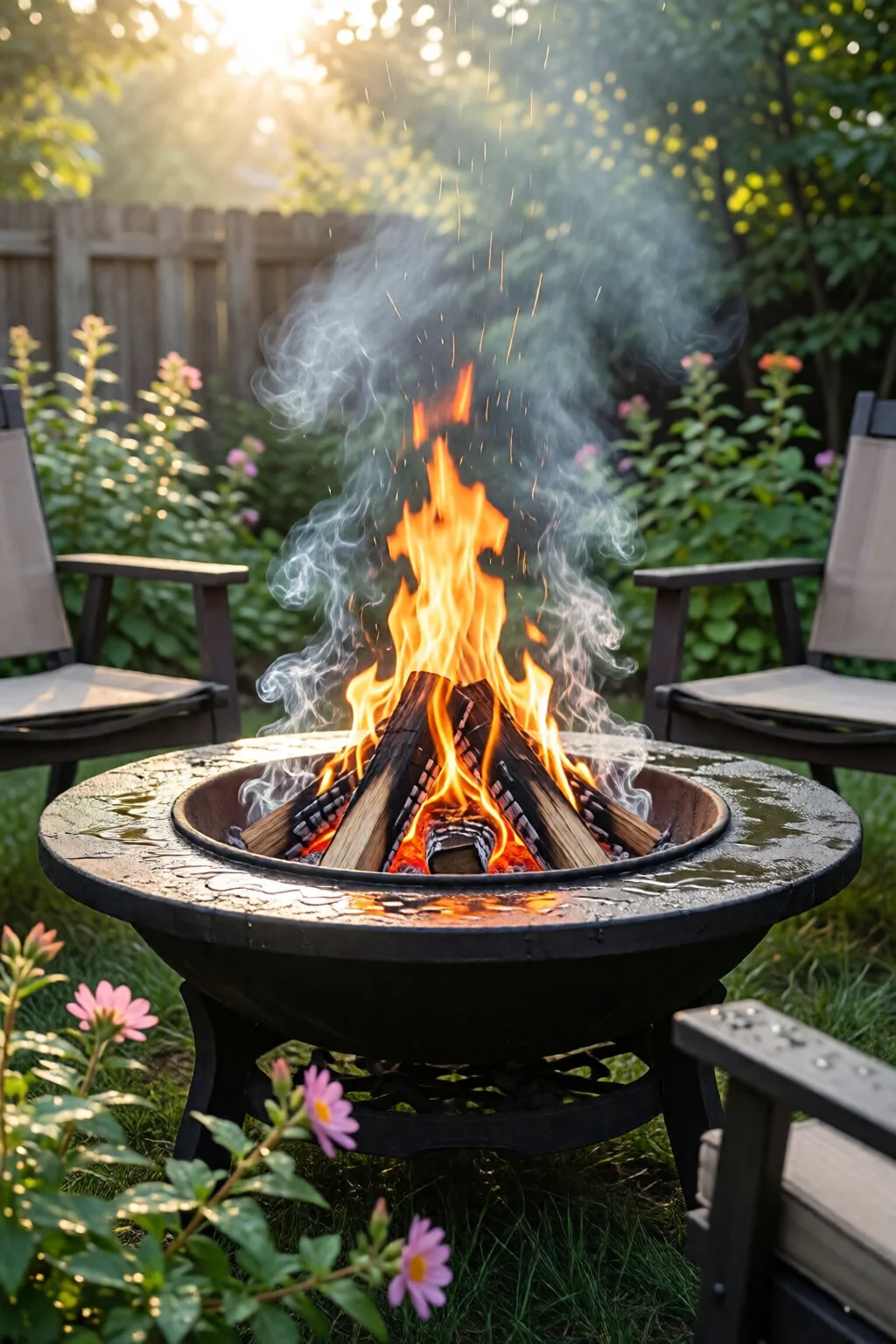 fire pit ideas for backyard DIY