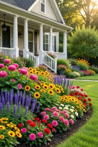 flower bed ideas for front of house - professional guide and tips