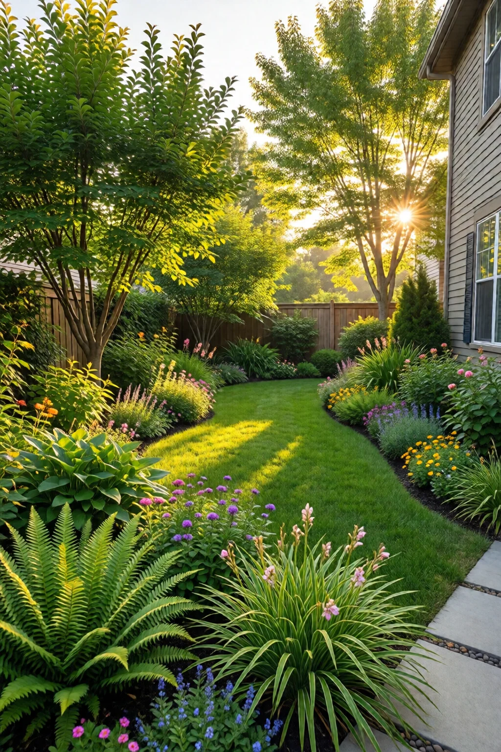 front yard garden design on a budget