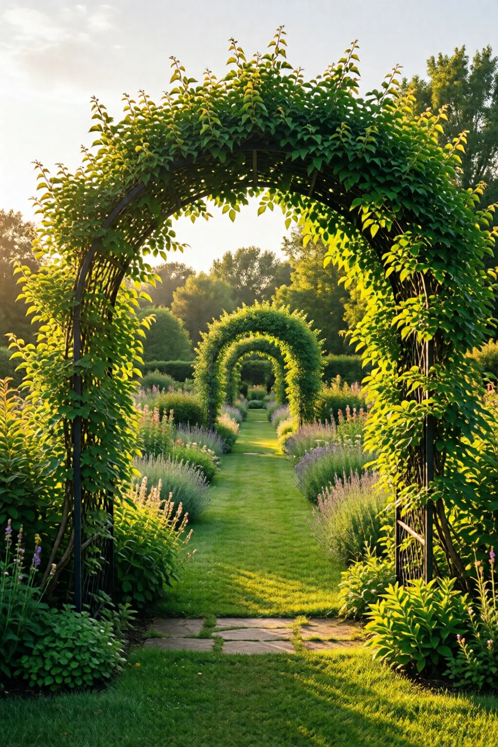 garden arch ideas with climbing plants