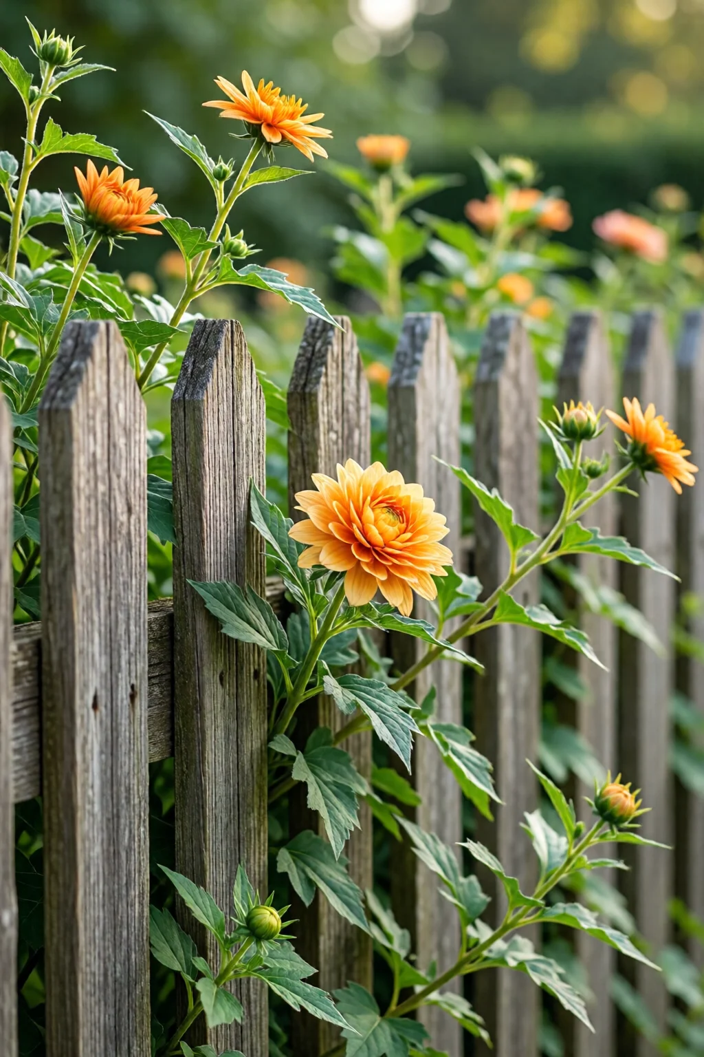 garden fence decorating ideas