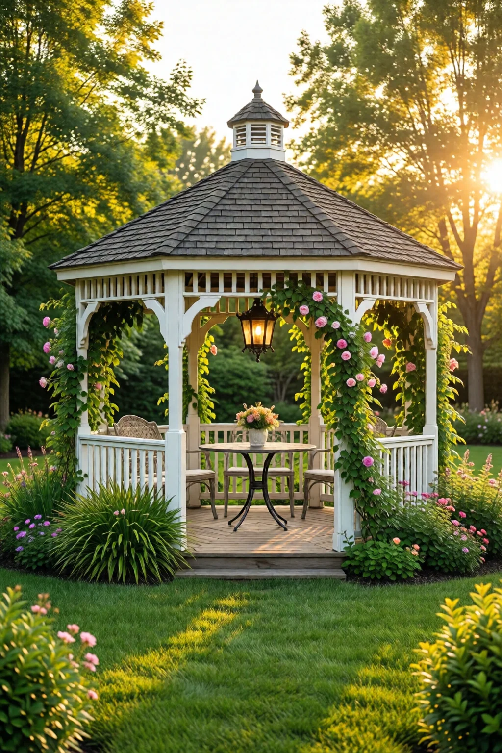 gazebo decorating ideas for backyard