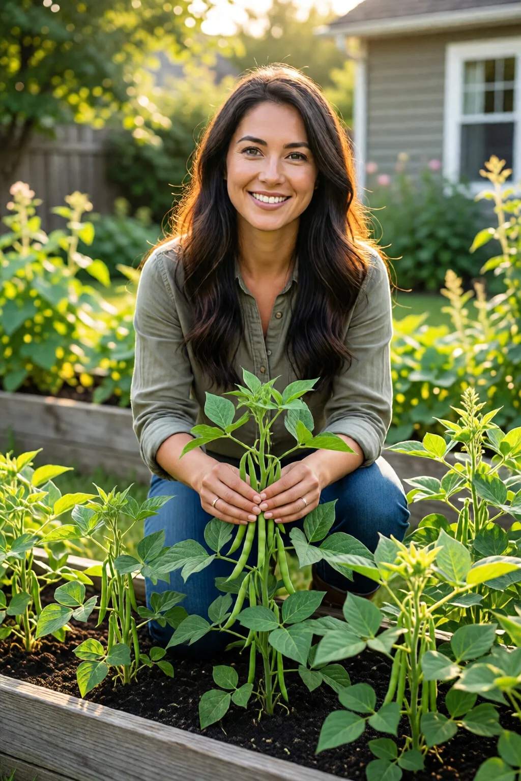 growing beans in raised beds guide