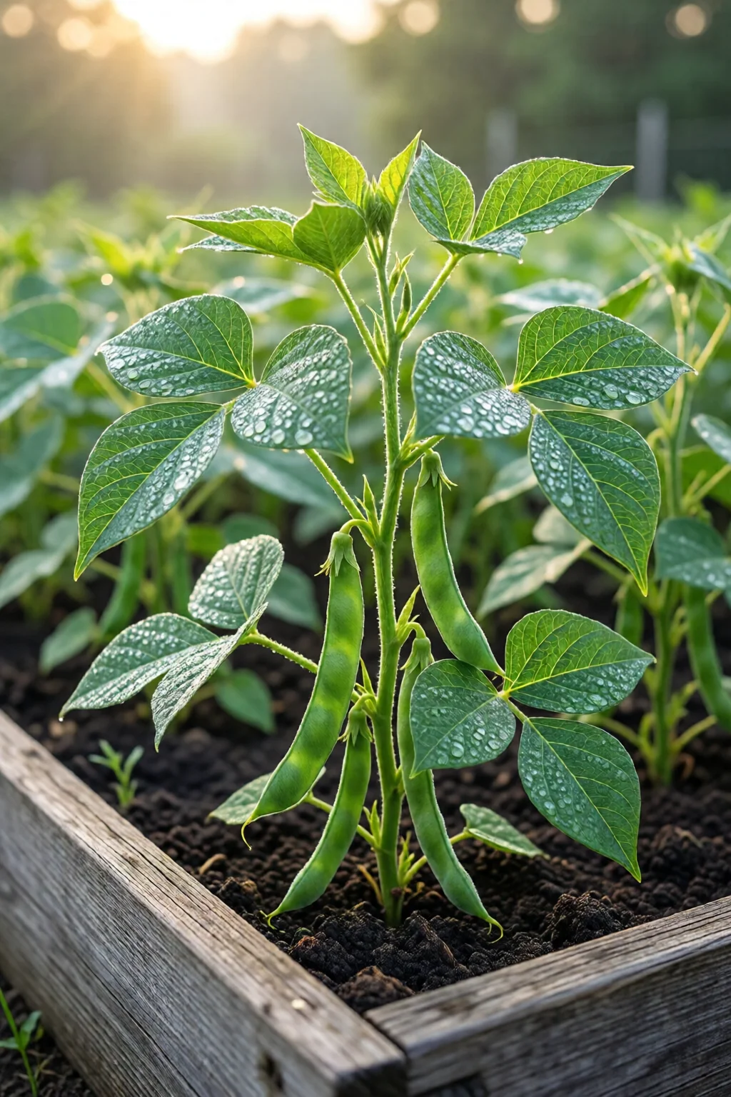 growing beans in raised beds guide