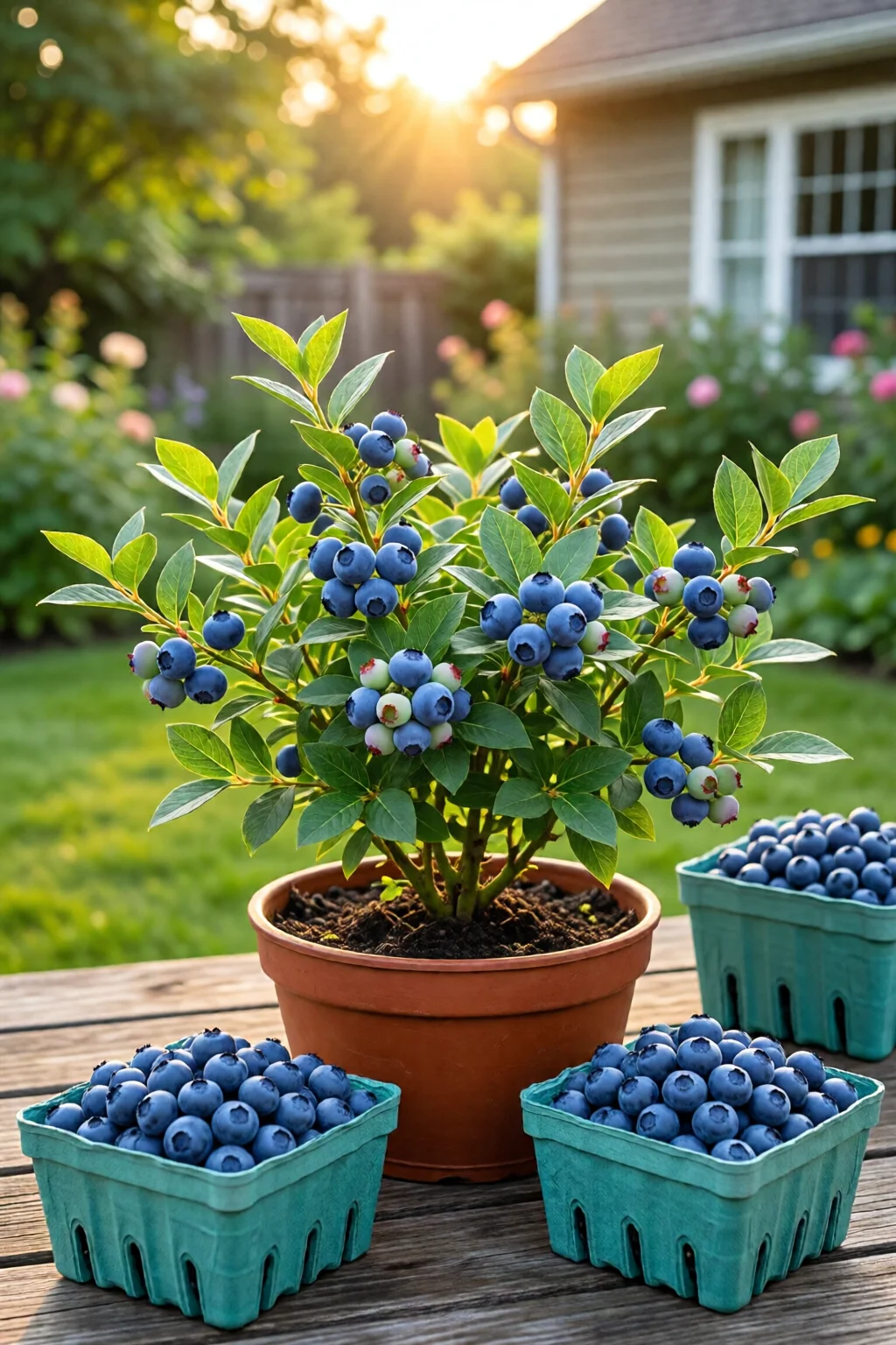 growing blueberries in containers
