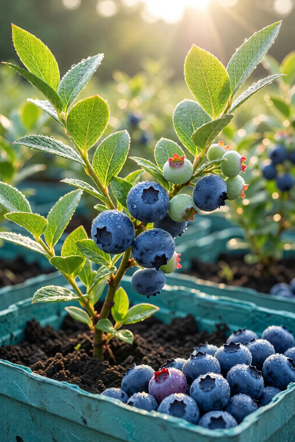 growing blueberries in containers
