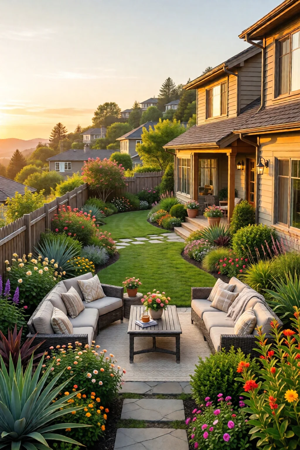hillside landscaping ideas on a budget
