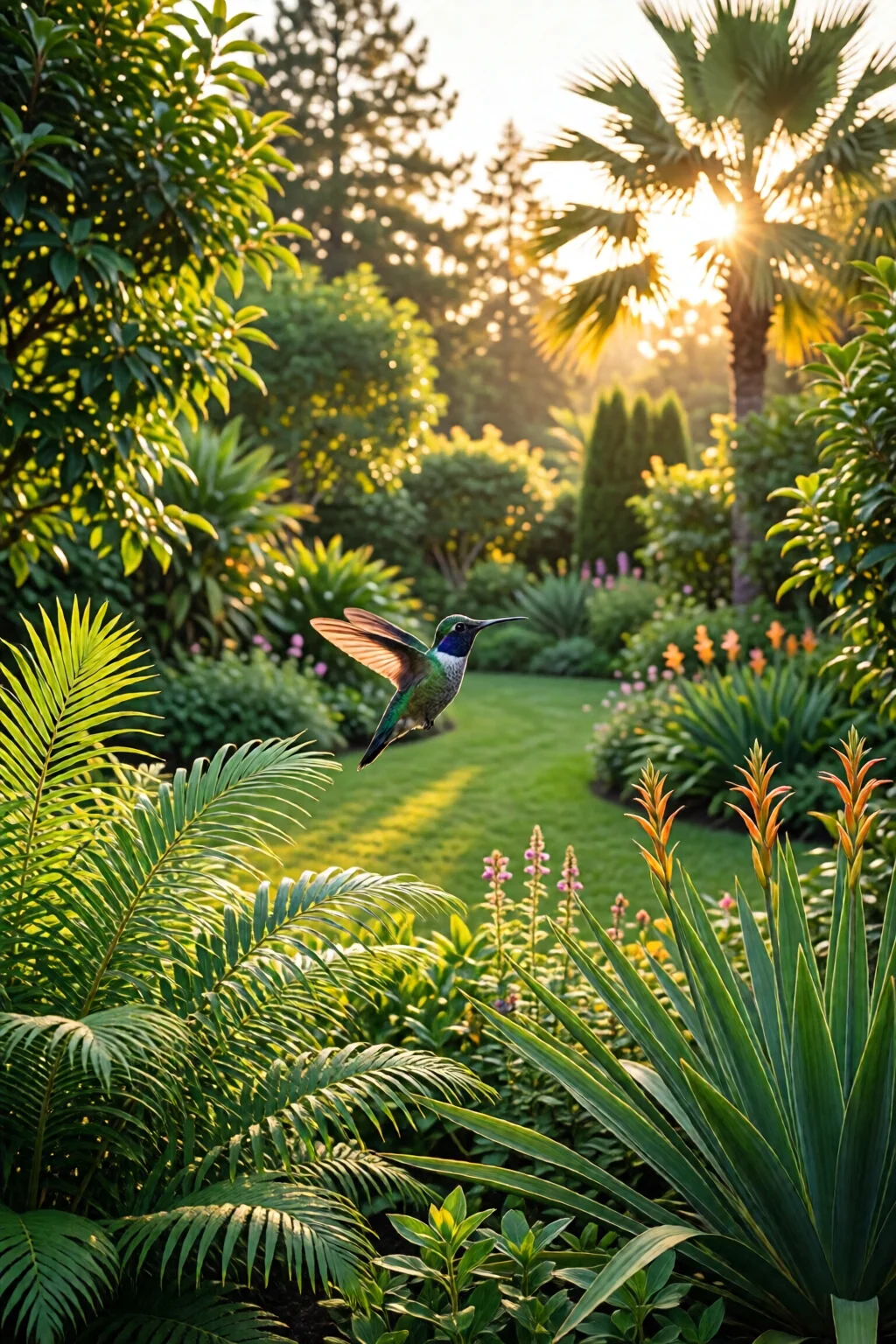 how to attract hummingbirds to garden