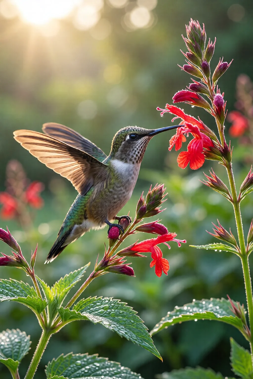 how to attract hummingbirds to garden