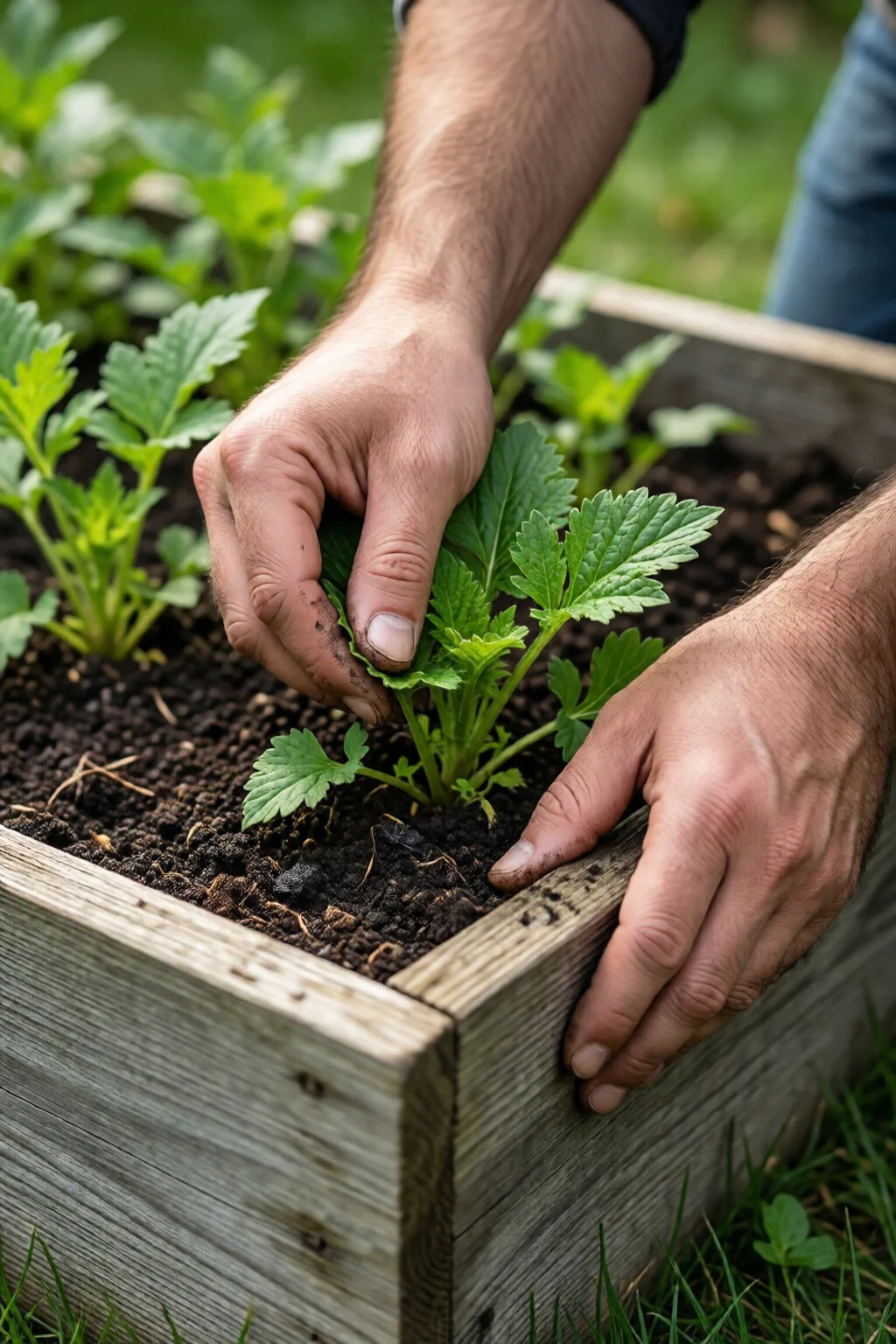 how to build raised garden bed DIY