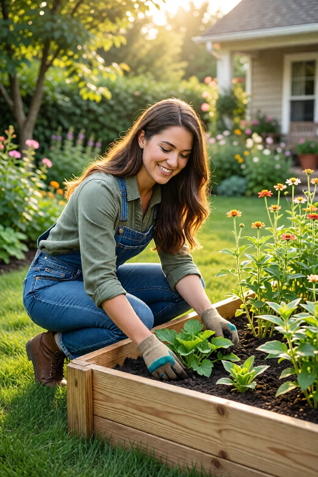 how to build raised garden bed DIY