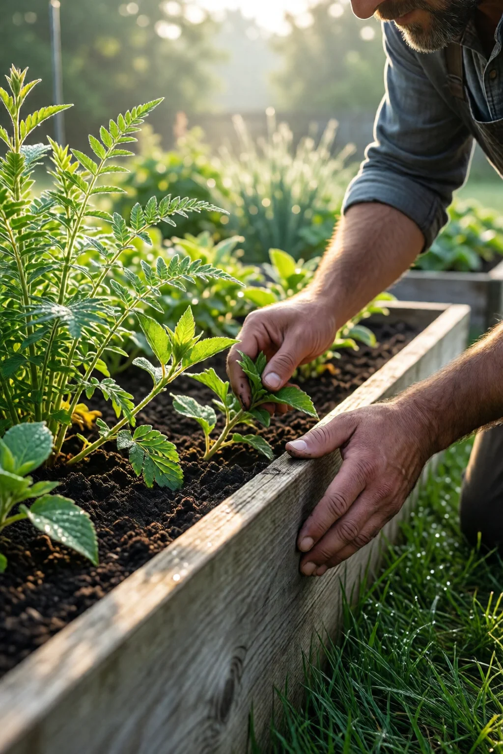 how to build raised garden bed DIY