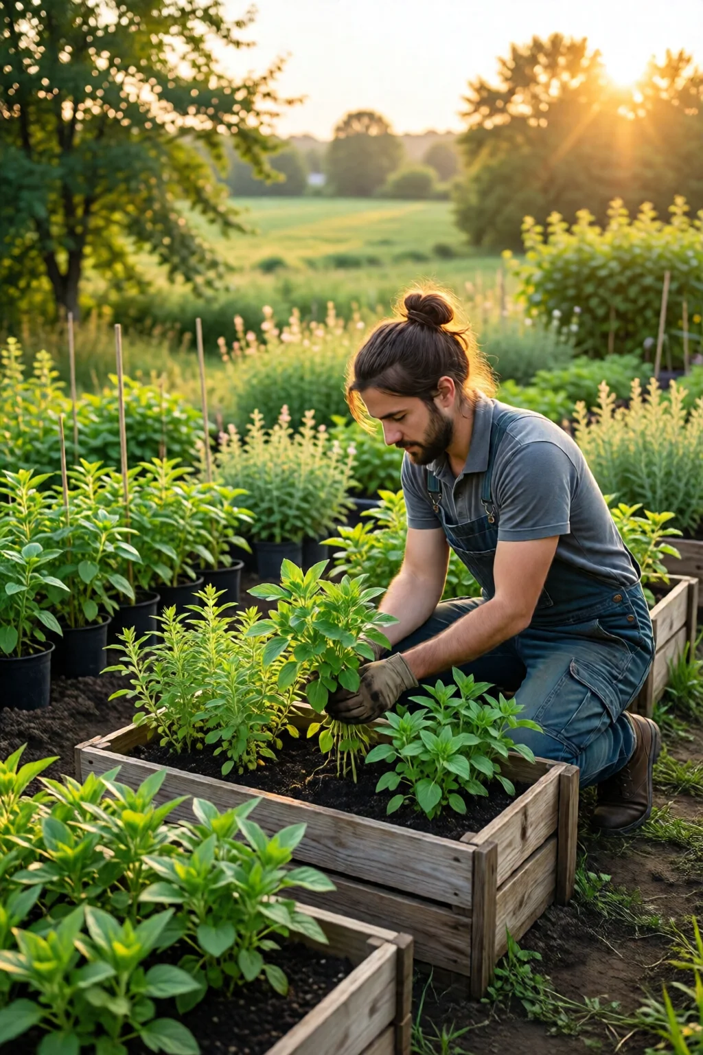 how to grow herbs at home outdoors