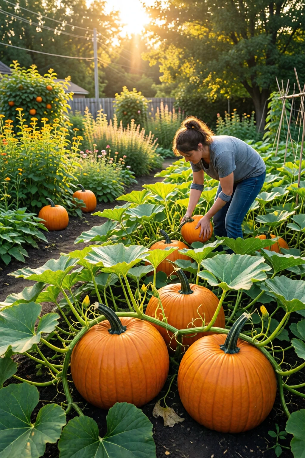 how to grow pumpkins in backyard