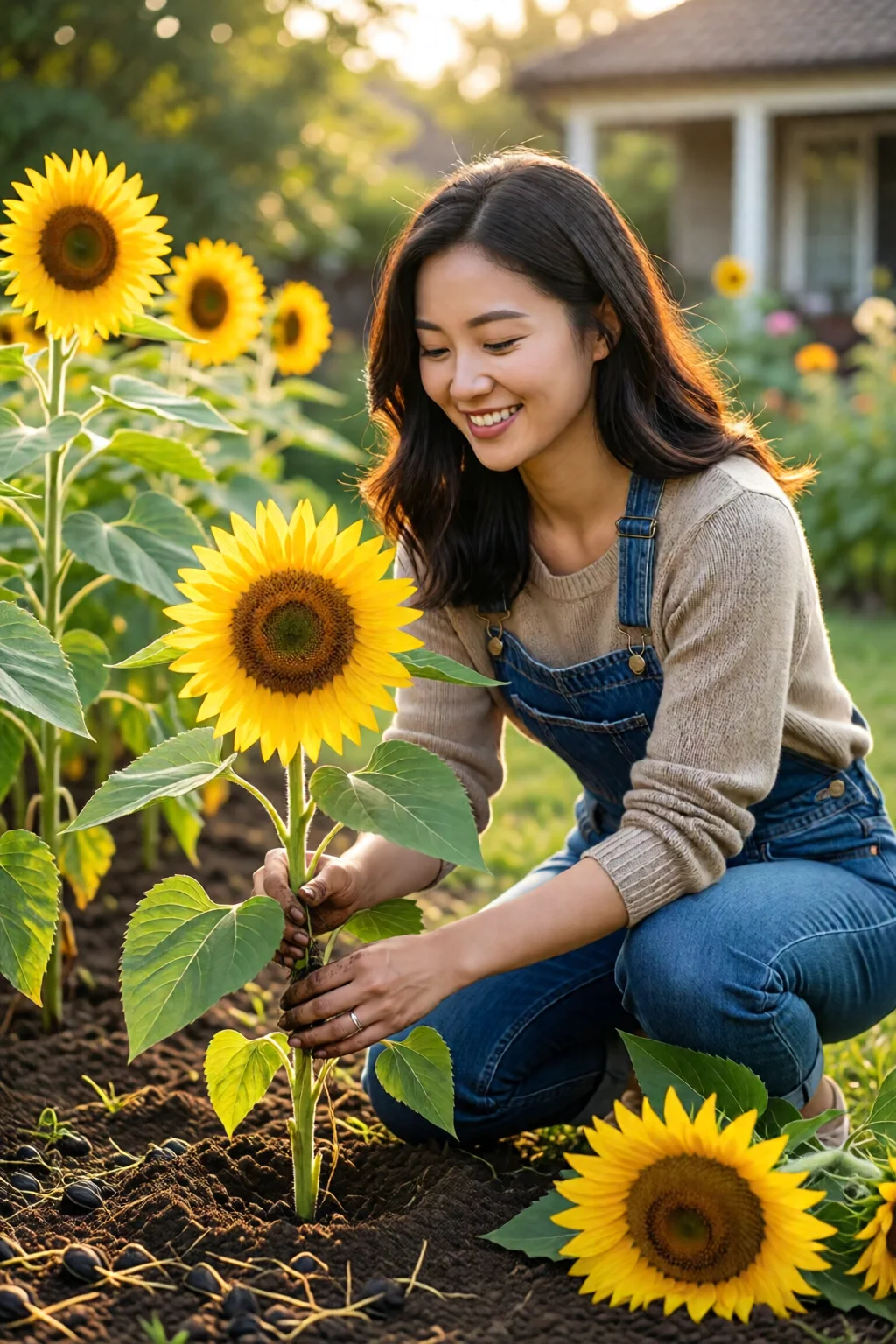how to grow sunflowers from seed