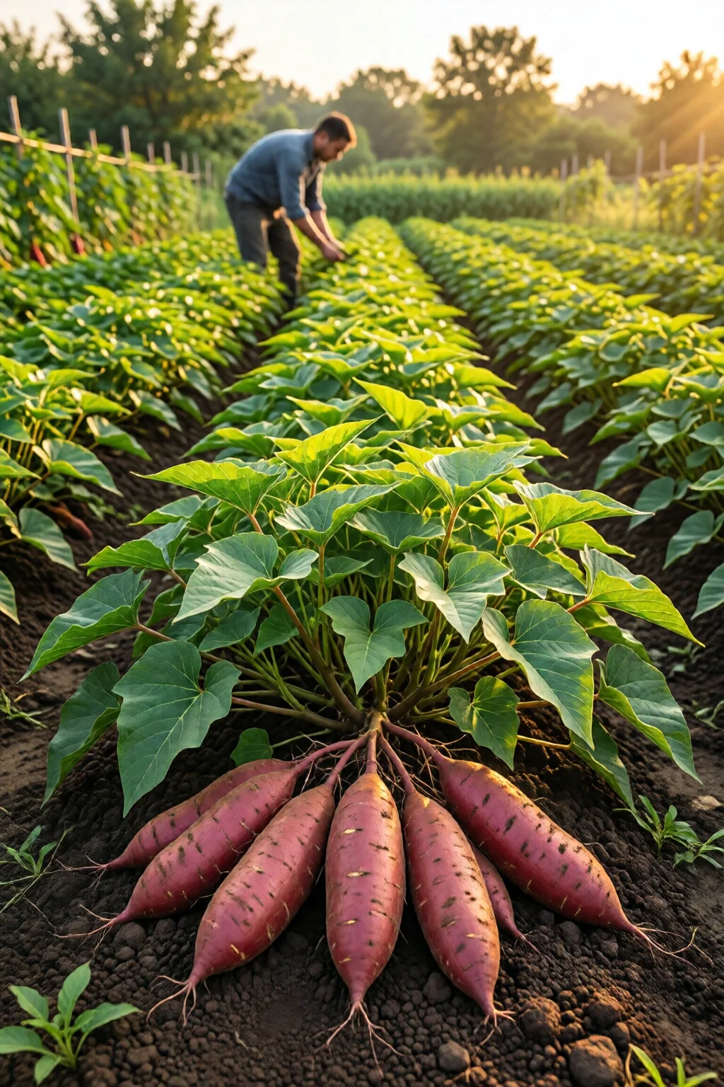 how to grow sweet potatoes at home