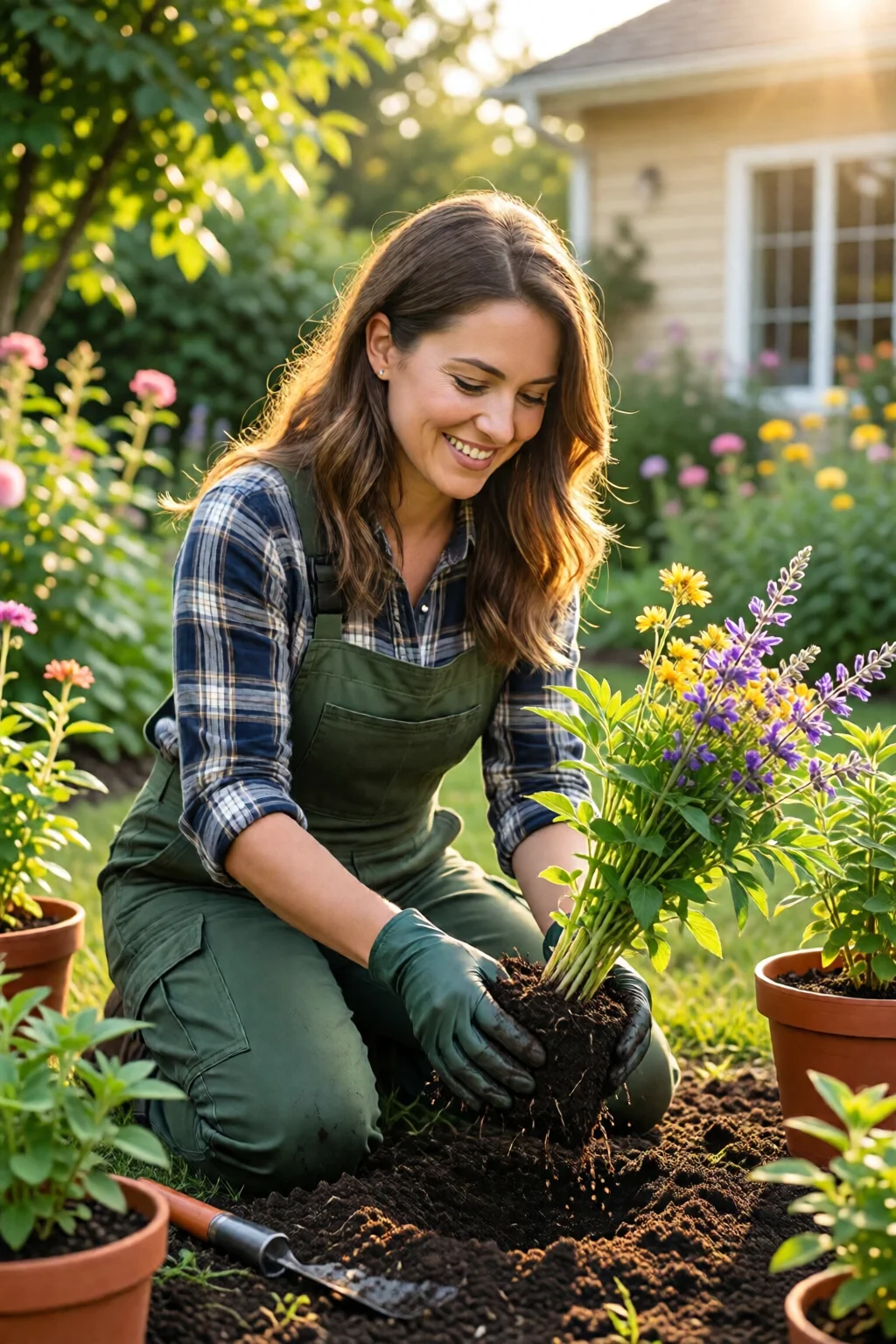 how to transplant plants without shock