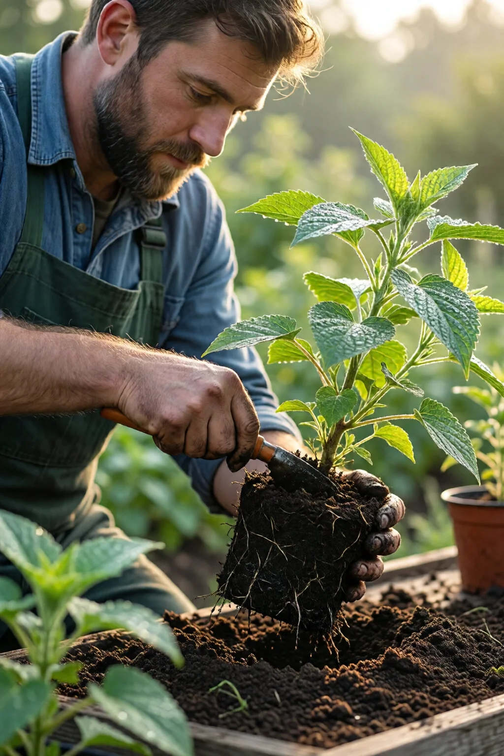 how to transplant plants without shock