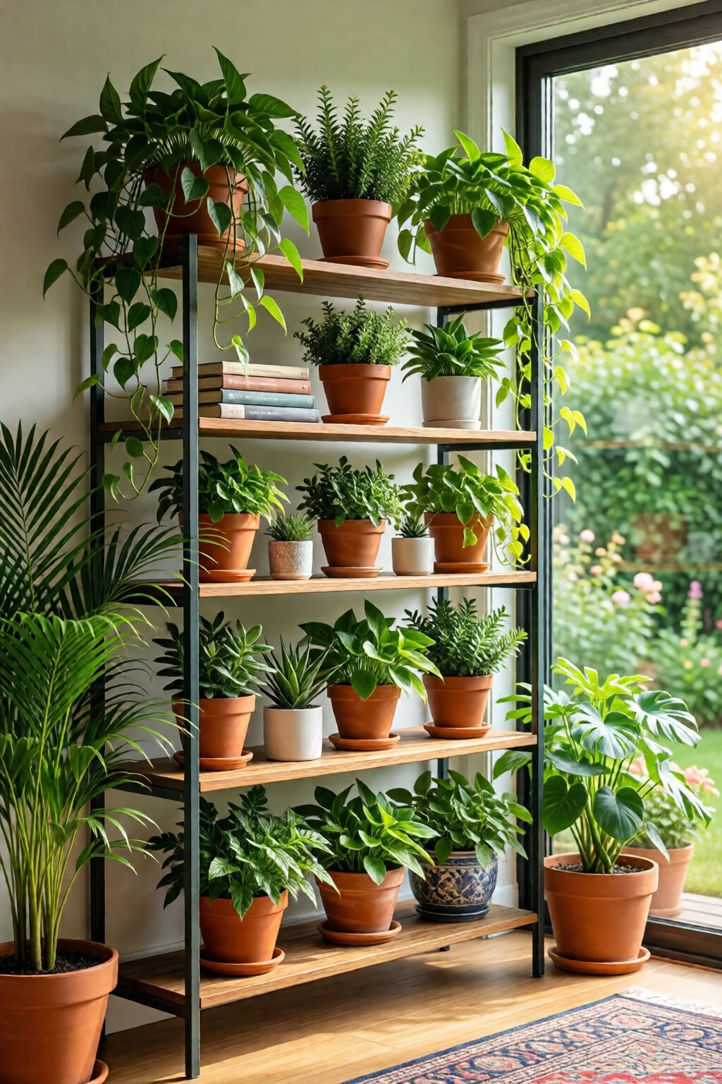 indoor plant shelf ideas and styling - professional guide and tips