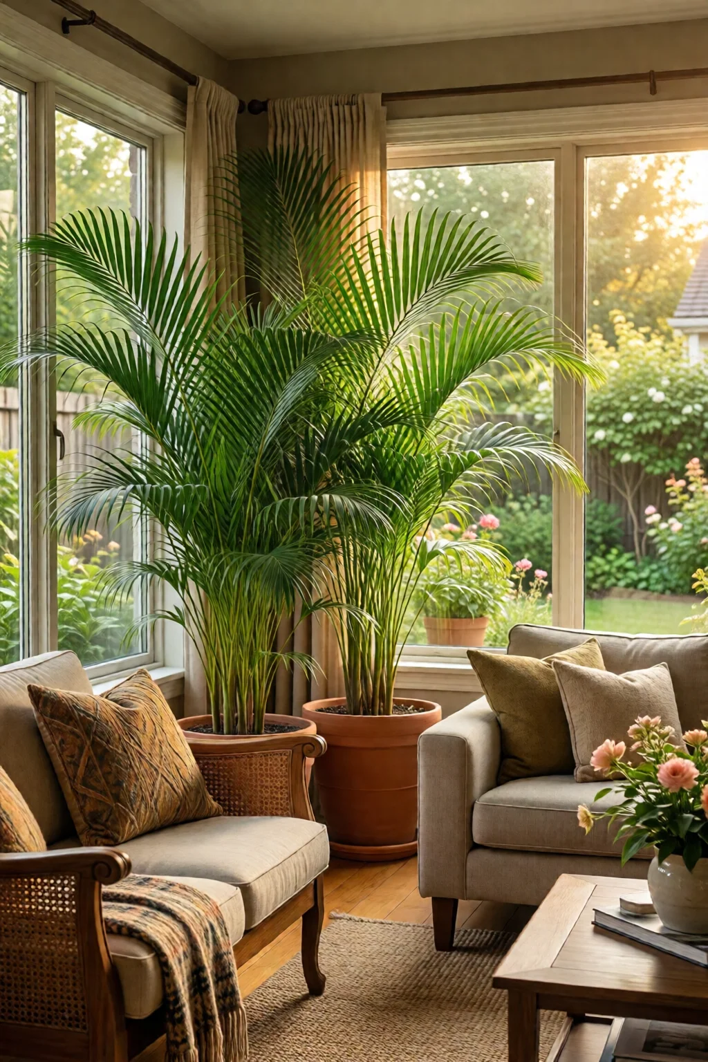 large indoor plants for living room