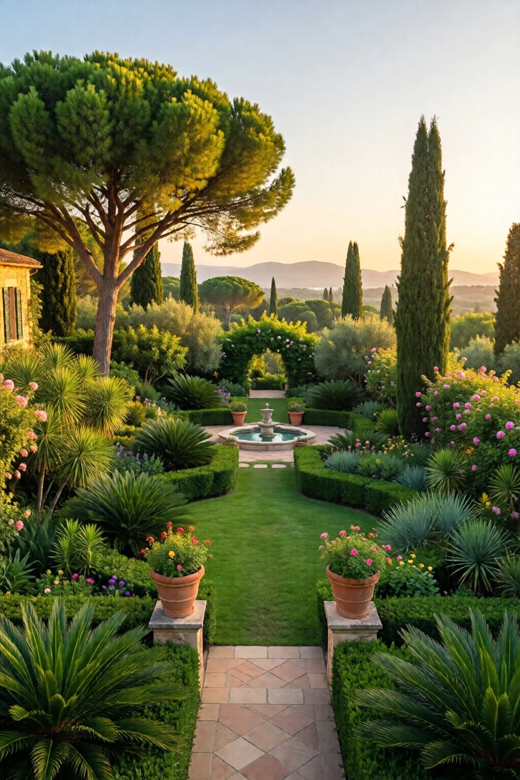 Mediterranean garden design