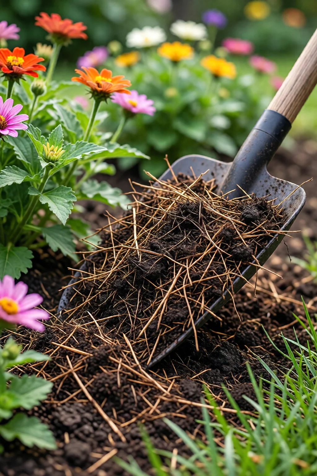 mulching tips for flower beds