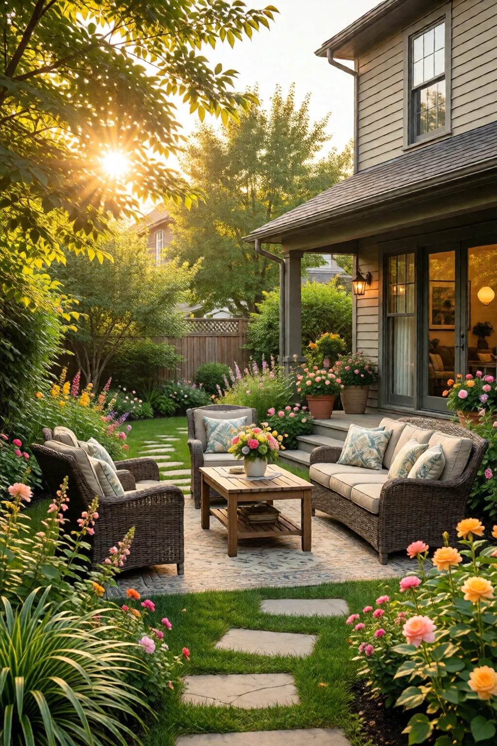 no grass backyard ideas