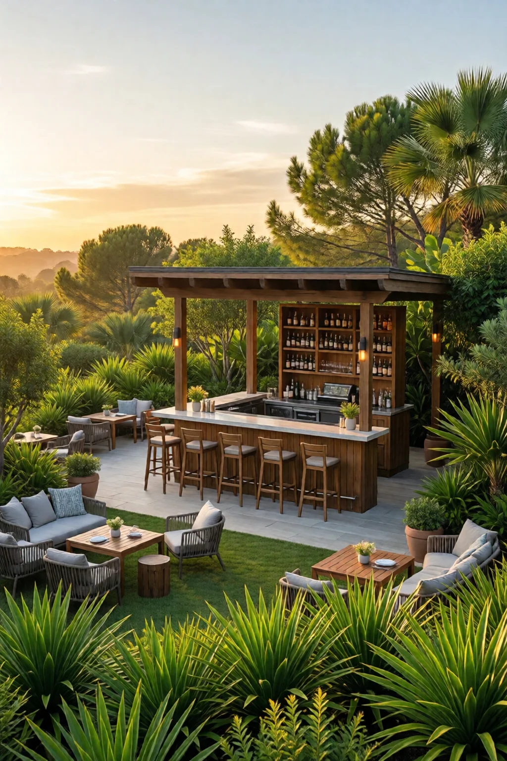 outdoor bar ideas for entertaining