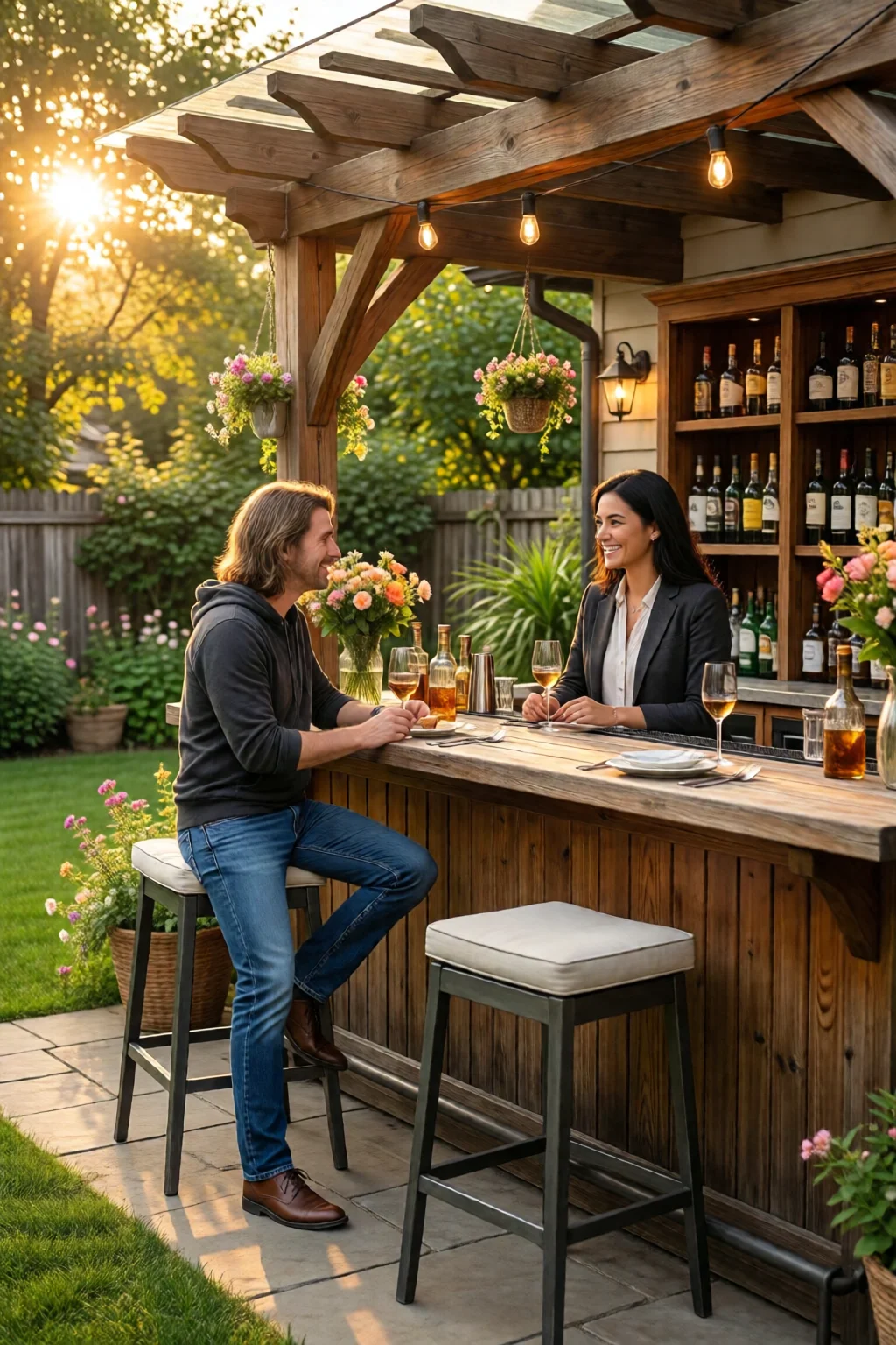 outdoor bar ideas for entertaining