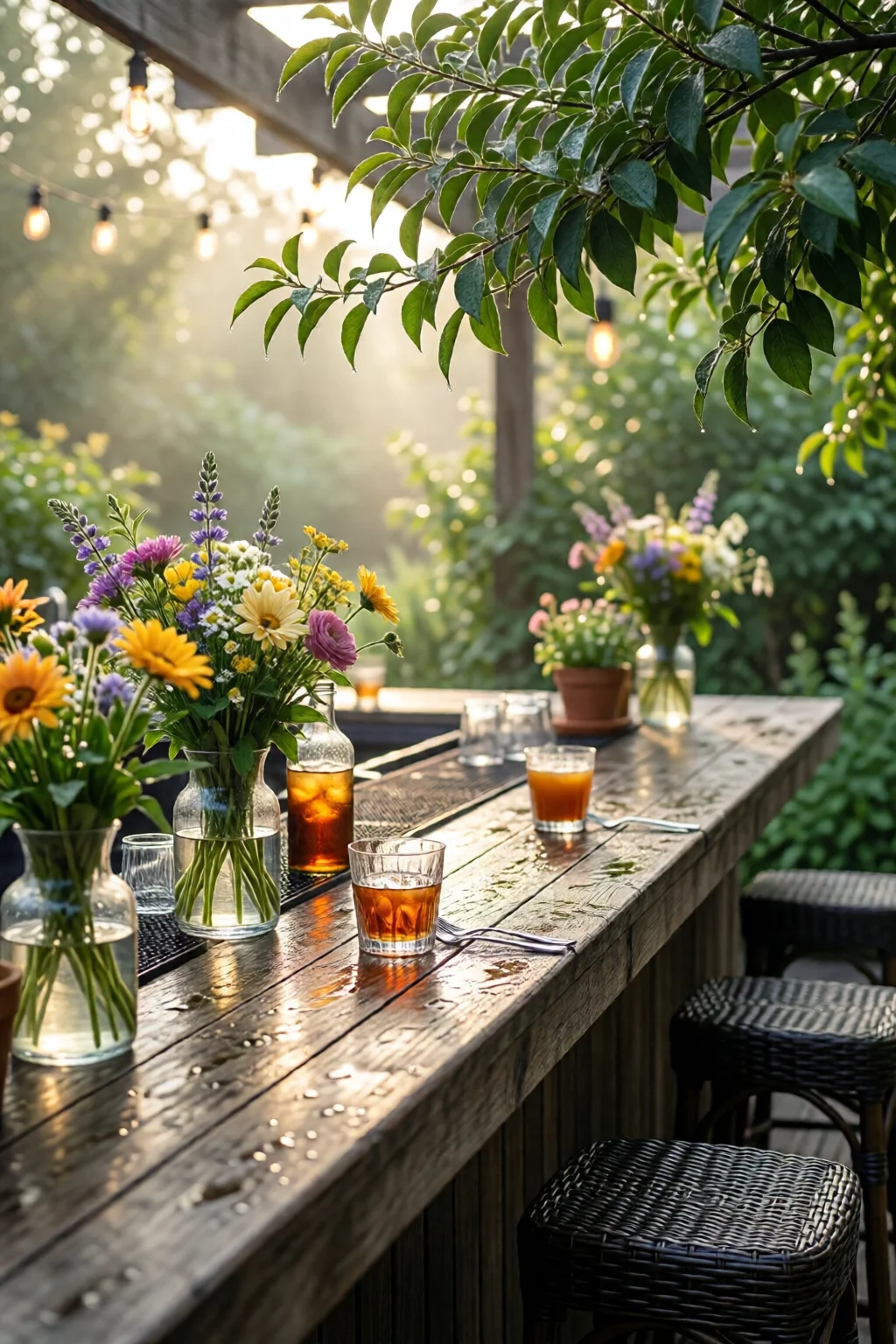 outdoor bar ideas for entertaining