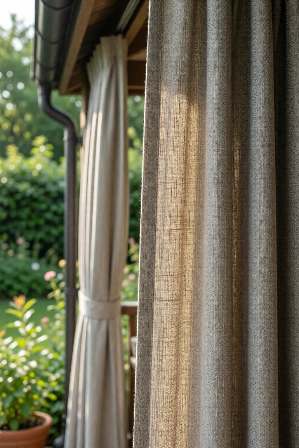 outdoor curtain ideas for patio privacy