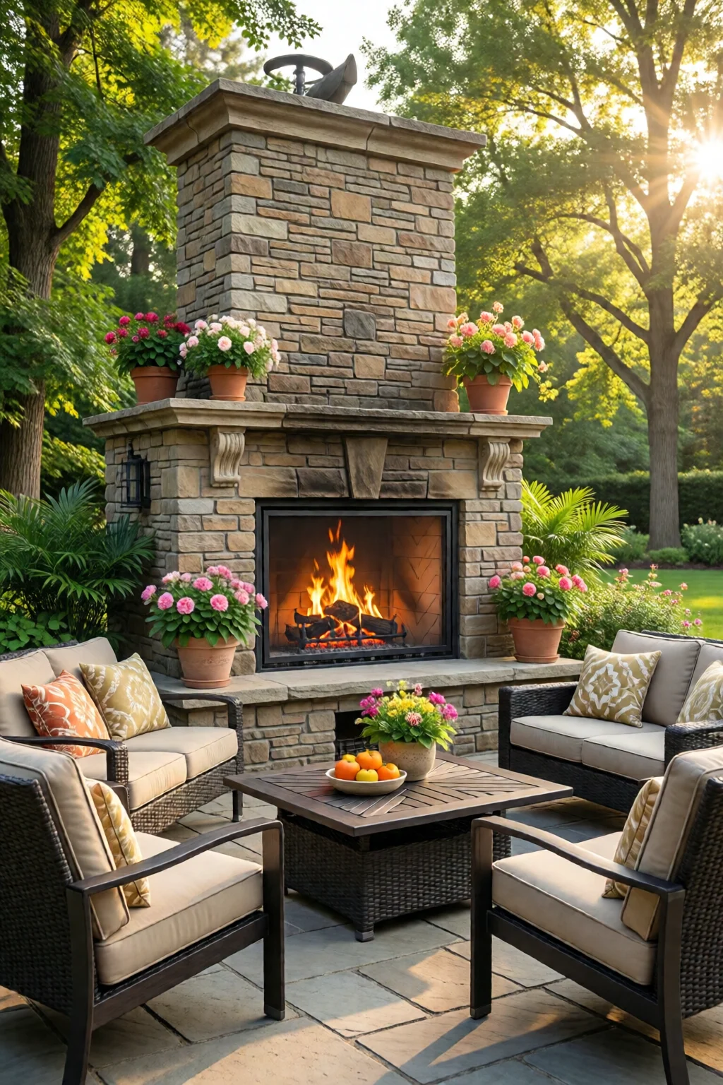 outdoor fireplace ideas for patio - professional guide and tips