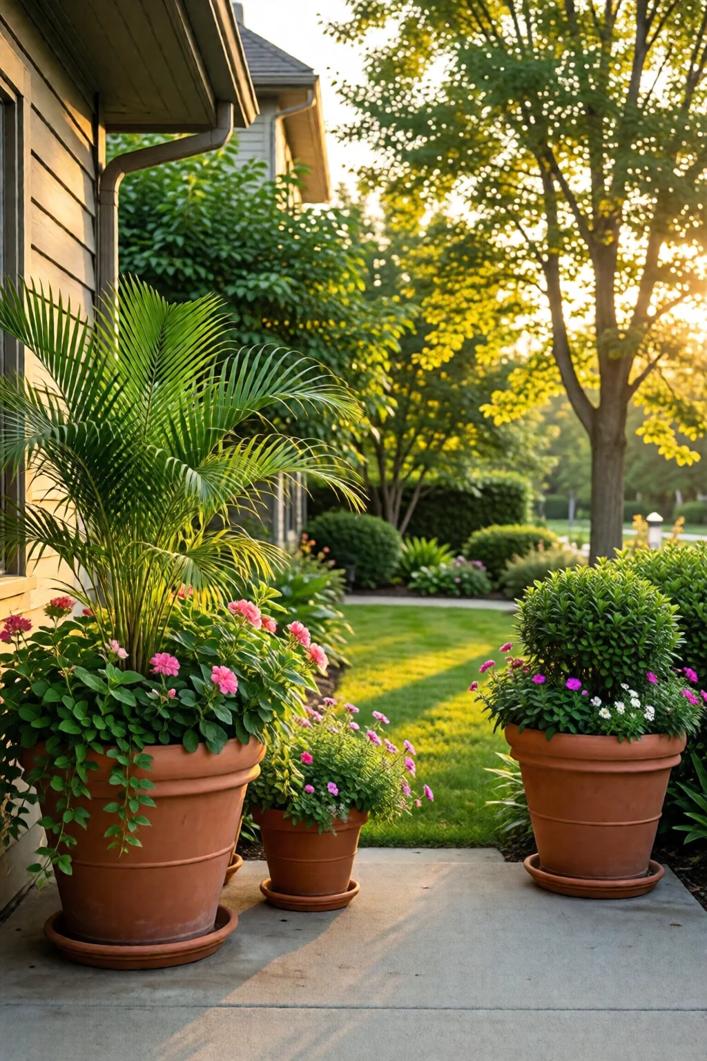 outdoor planter ideas for front porch