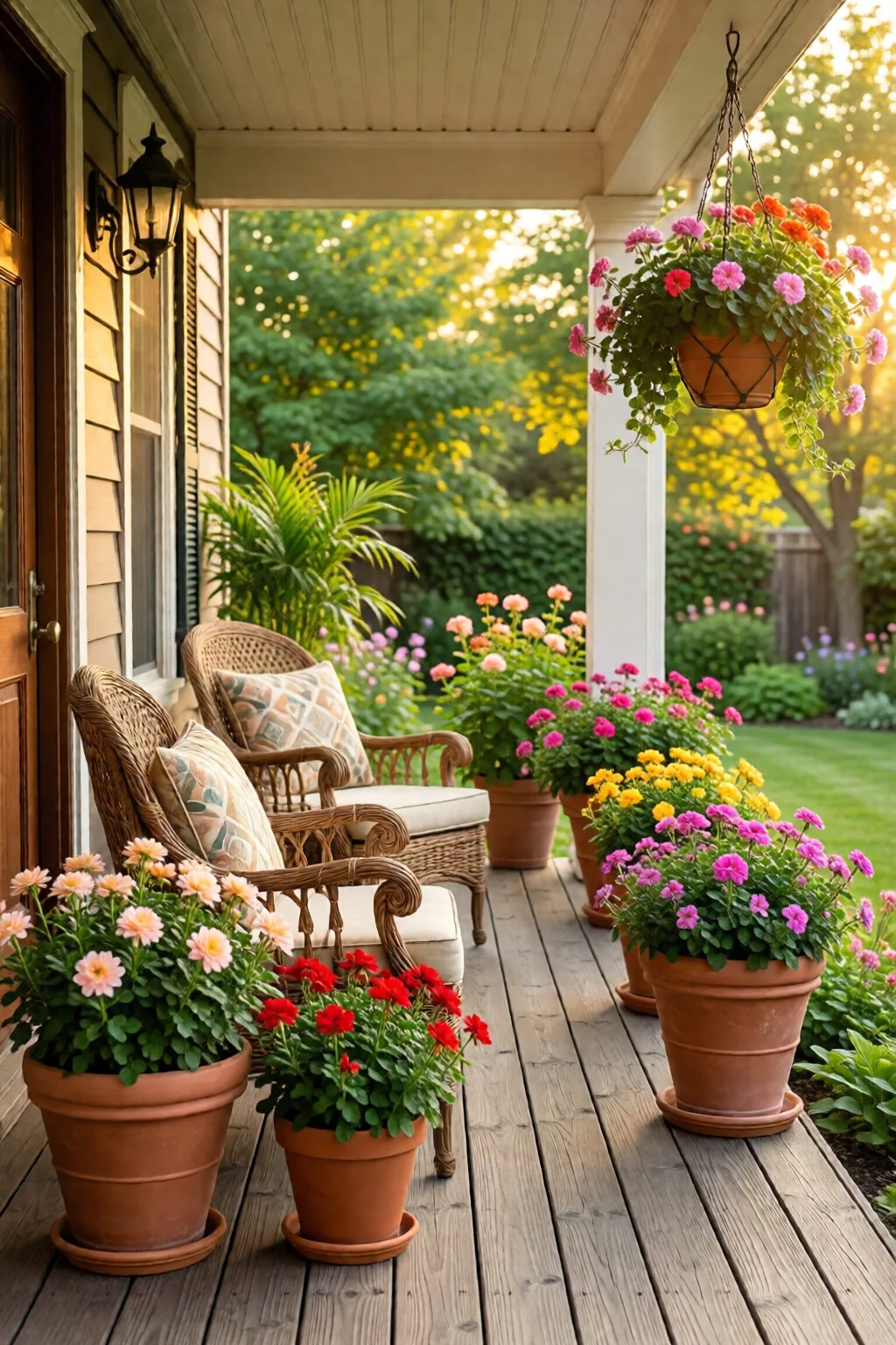 outdoor planter ideas for front porch