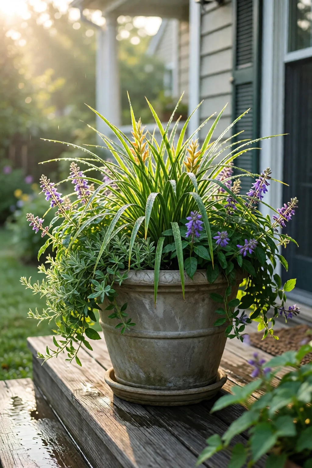 outdoor planter ideas for front porch