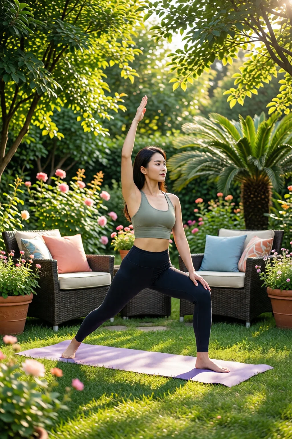 outdoor yoga space garden setup - professional guide and tips