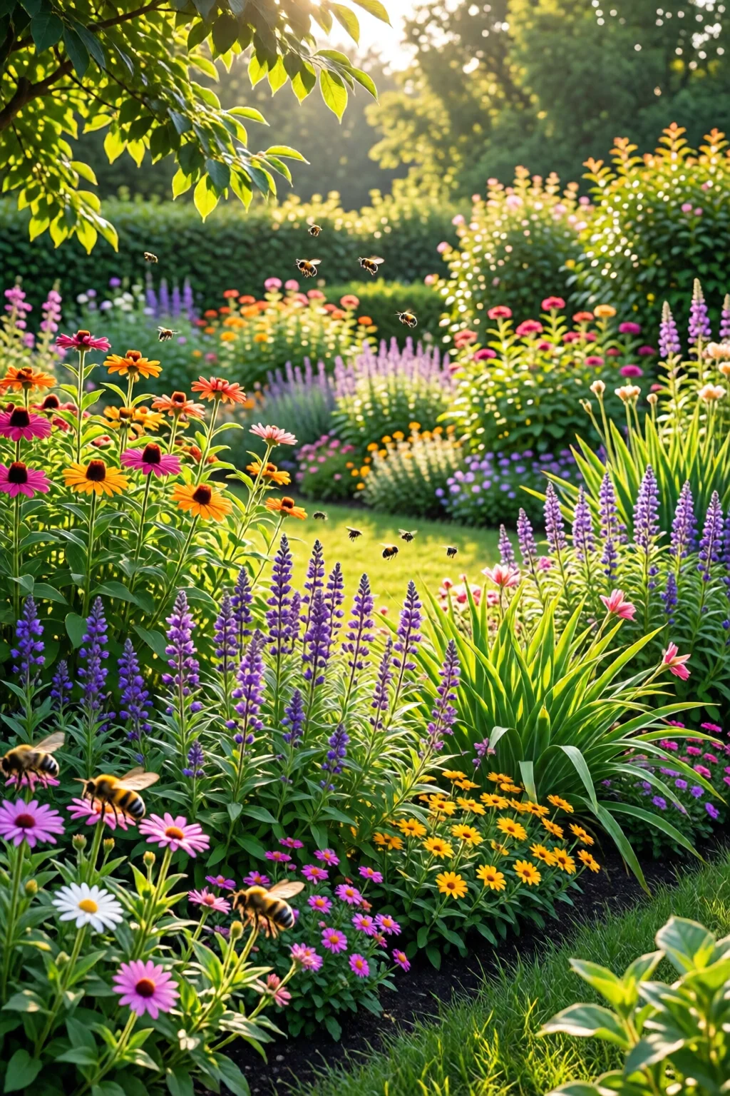 pollinator garden design plan - professional guide and tips