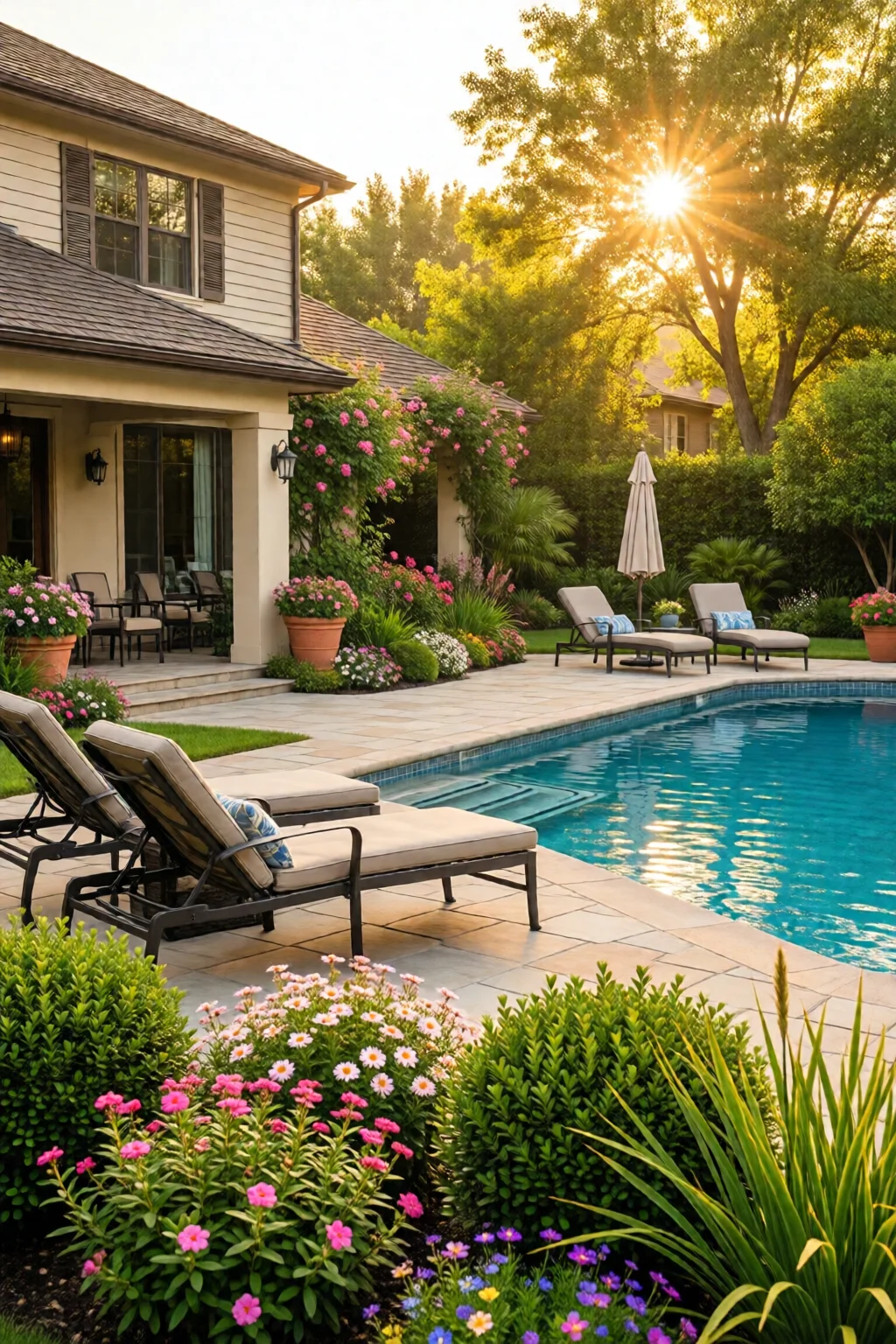 poolside landscaping ideas