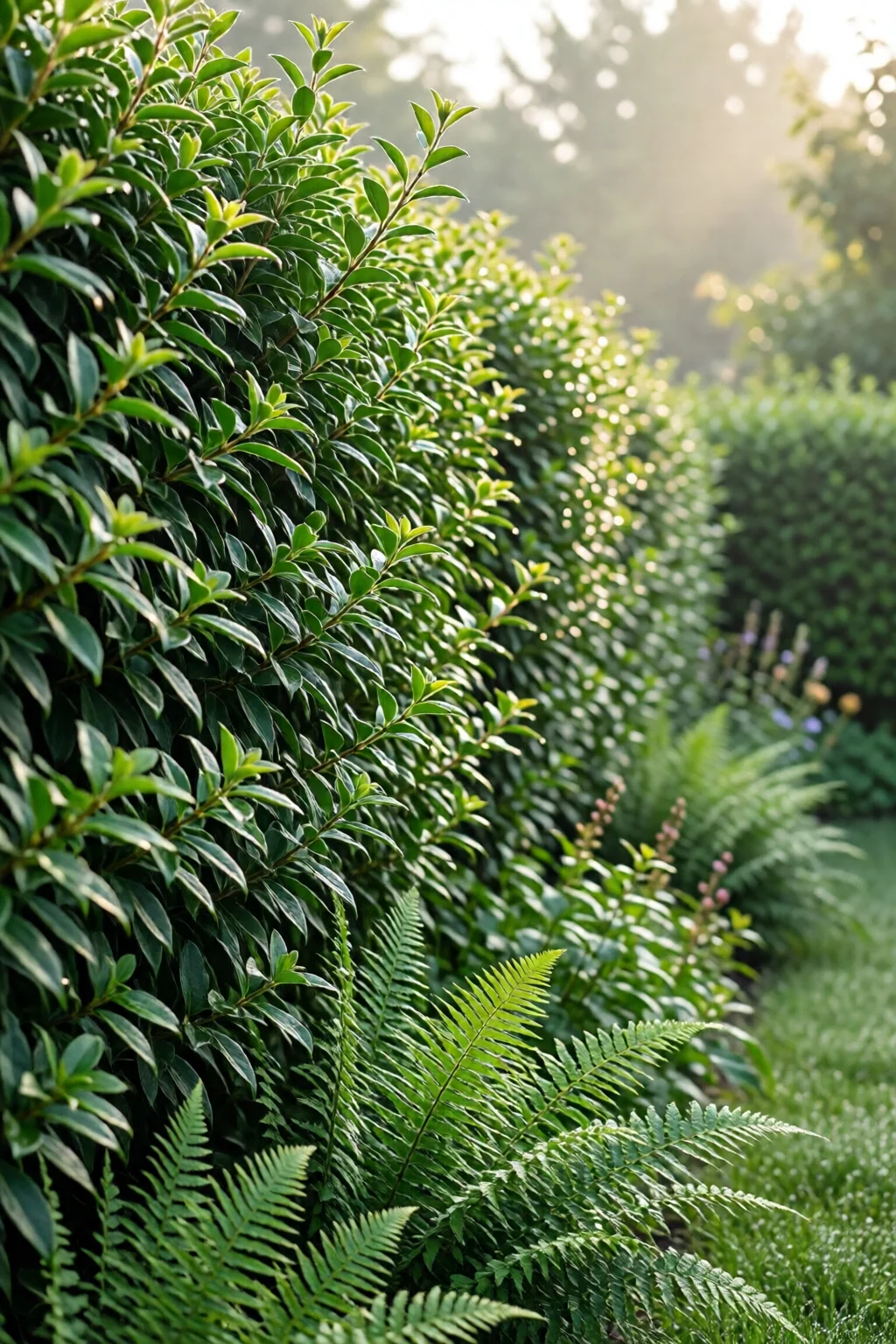 privacy hedge ideas for backyard